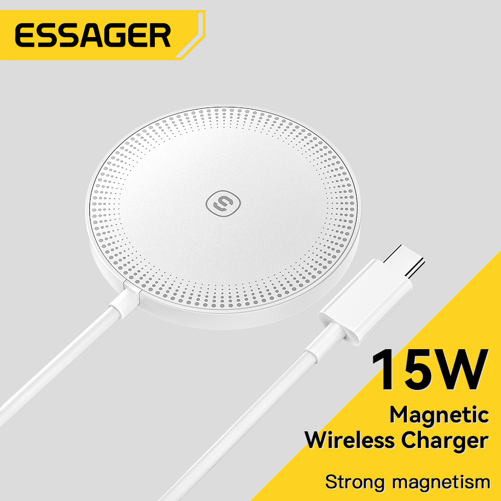 Bộ Sạc Không Dây Essager 15W Cho iP12-14 & Ap Watch So Với 15W, 10W, 7.5W