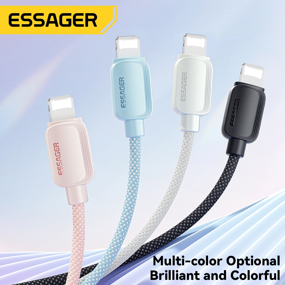 ESSAGER 3A 29W C-L Cáp sạc nhanh cho iP 4 màu tùy chọn