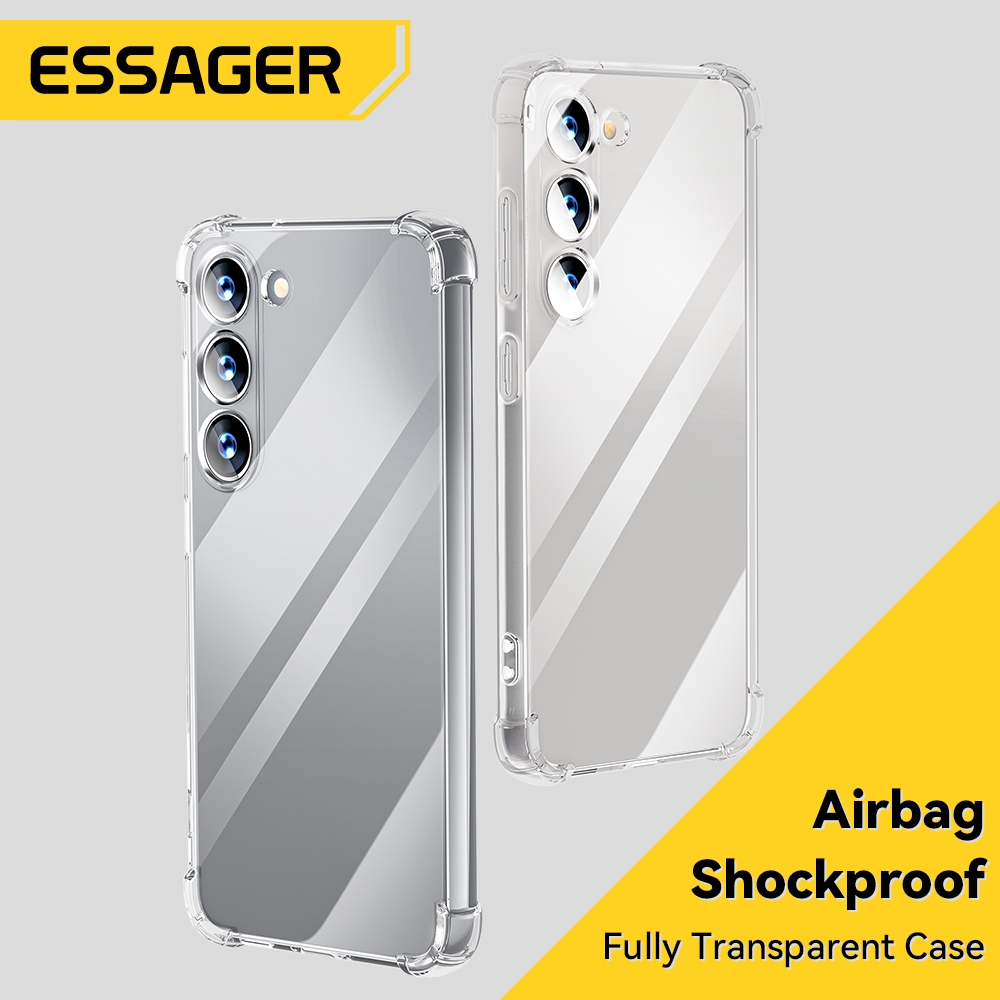 Ốp điện thoại di động trong suốt hoàn toàn ESSAGER cho Samsung Note 9 S10 S21 S23