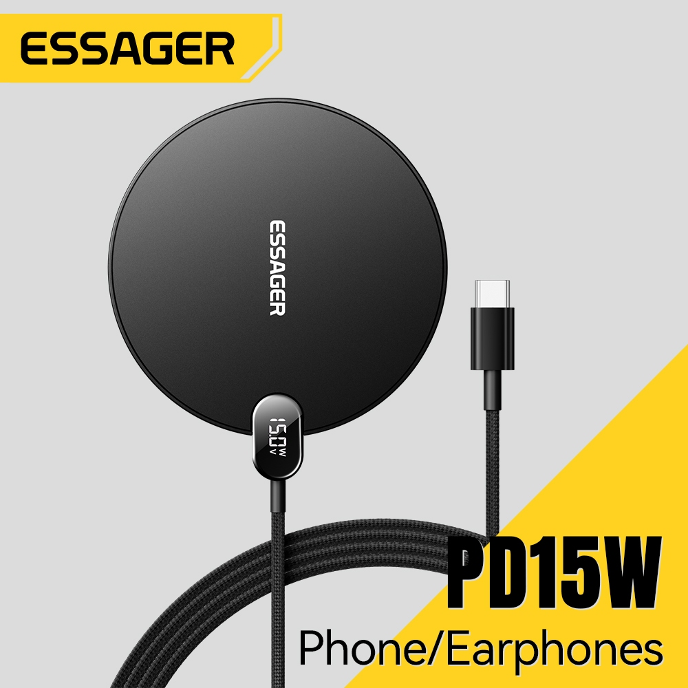 Màn hình kỹ thuật số ESSAGER 15W sạc nhanh không dây từ tính