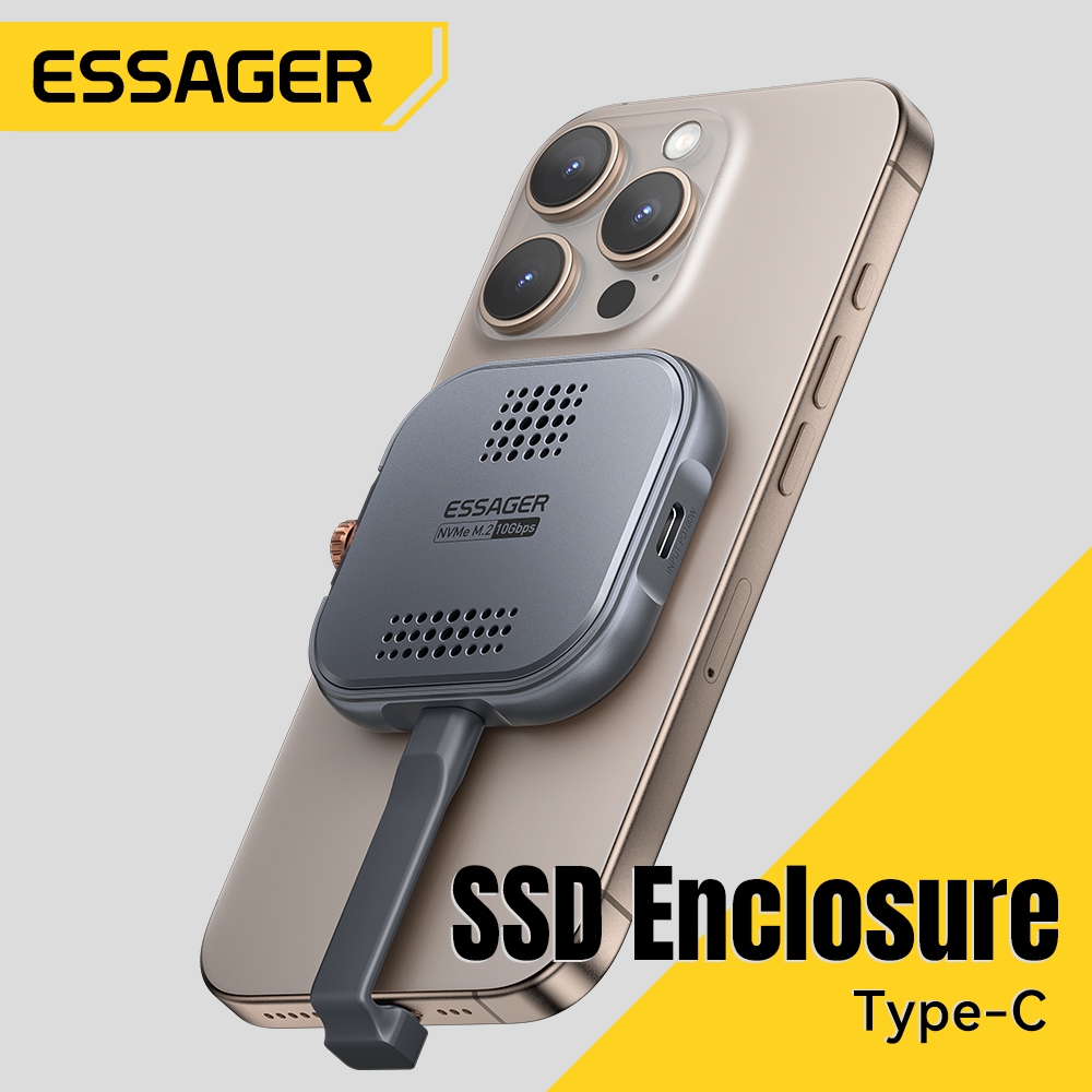 Ổ đĩa thể rắn SSD Essager PD100W có khả năng hấp phụ từ tính USB3.2 Truyền tốc độ cao