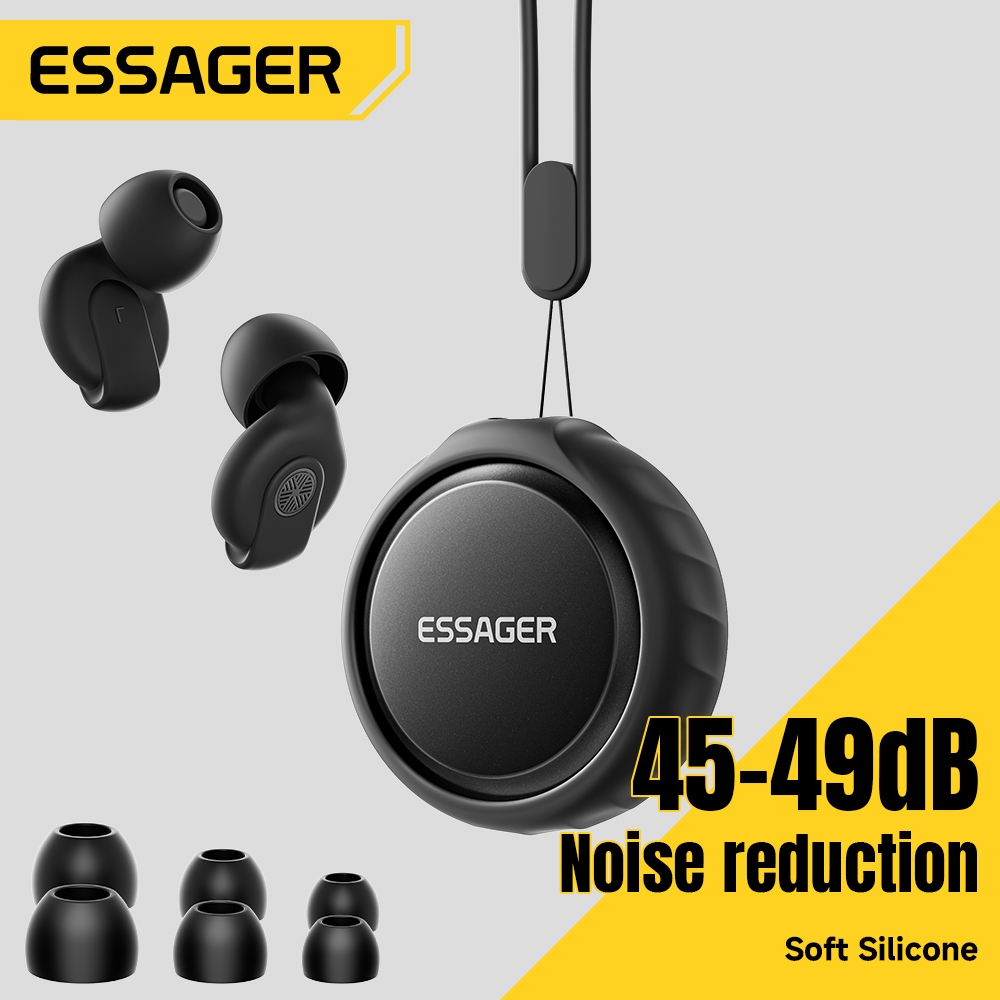 Nút tai ngủ khử tiếng ồn Essager 45-49dB Giảm tiếng ồn Mềm mại thoải mái và di động